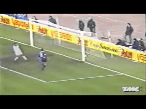 Serie A 1997-1998, day 12 Napoli - Parma 0-4 (Blomqvist, D.Baggio, 2 Crespo)