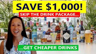 DON'T Buy The Cruise Drink Package! (Do THIS Instead) | 5 Minute Cruise Tips