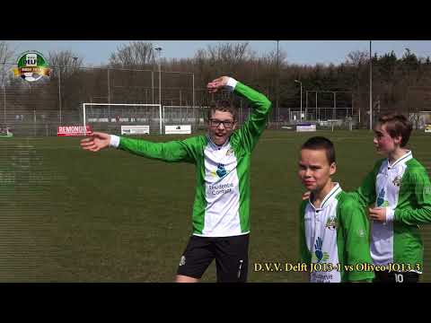 2018-04-07 DVV Delft JO13-1 vs Oliveo JO13-3 4-0