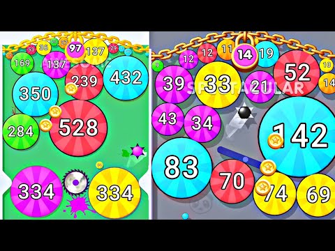 🎮🎈Puff Up Merge 2048 3D - ASMR Gameplay Math (Balls Evolution, Level Up Balloon Jelly Balls 2048)