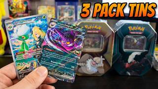 Pokemon 3 Pack Tins ! 