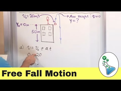 Master Physics! Free Fall Motion Problems - Acceleration & Velocity