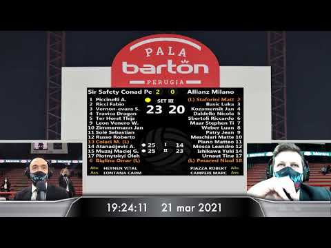 Sir Safety Conad Perugia vs Allianz Milano