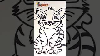 Can You Draw This Cute Cat? 🐱✨ #DrawingShorts #shorts #CatDrawing #CuteCat #KittenDrawing #Drawing