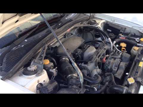 Зимний стук двигателя Subaru EJ203
