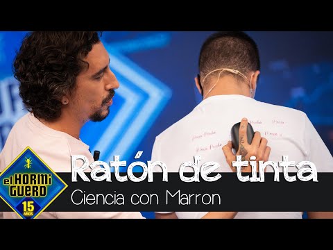 María Pombo alucina con el 'ratón de tinta' de Marron - El Hormiguero