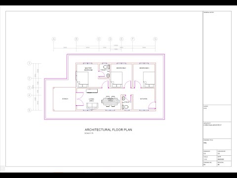 How to create Title Block and Print drawing according to Scale in AUTOCAD