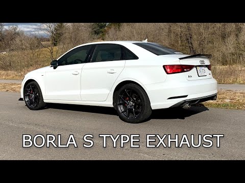 2017 Audi A3 2.0T Quattro | Borla S Type Exhaust
