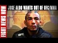 Jose Aldo Allegedly Finished with MMA on Fight News Now