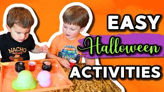 FUN & EASY HALLOWEEN ACTIVITIES FOR TODDLERS & PRESCHOOLERS
