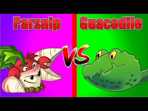 Guacodile vs Parsnip Plants vs Zombies 2 Free vs Premium Best Plants Challenge and Compare