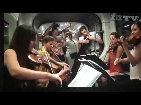 Alter Echo Strin Quartet - Concerto sulla Metro di Genova