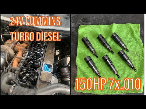 150hp Injector Install (Detailed) | 2000 Dodge Ram 2500 24v Cummins Turbo Diesel