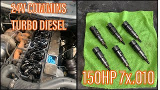 150hp Injector Install (Detailed) | 2000 Dodge Ram 2500 24v Cummins Turbo Diesel