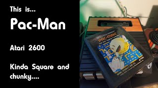 This is Pac-Man for the Atari 2600