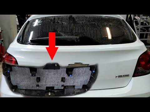 Как снять обшивку багажника Chevrolet Cruze хэтчбек