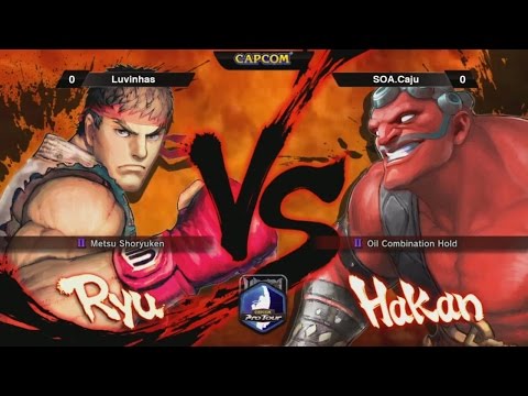 USF4 - Luvinha (Ryu) Vs SOA.Caju (Hakan) - CAPCOM Pro Tour 2014 - TOP16