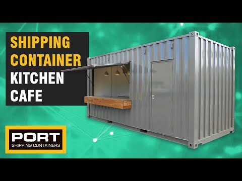 We converted a Shipping Container into a Portable Kitchen - Port Shipping Containers
