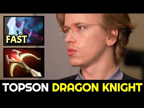 TOPSON Dragon Knight with Fast Manta Situational Build Dota 2