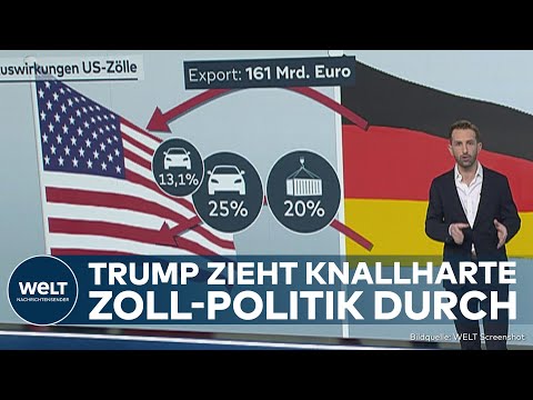 USA: Trump-Zölle gegen EU! Deutsche Industrie warnt vor Milliardenverlusten und massivem Jobabbau!