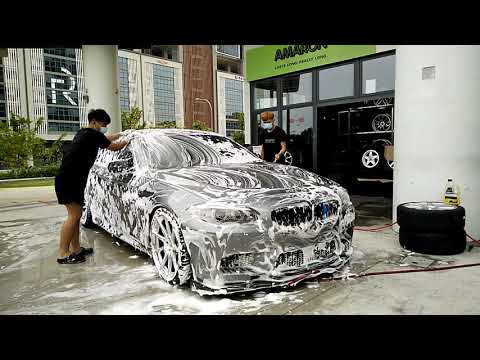 BMW F10 5series car wash for fun and use by meguiars