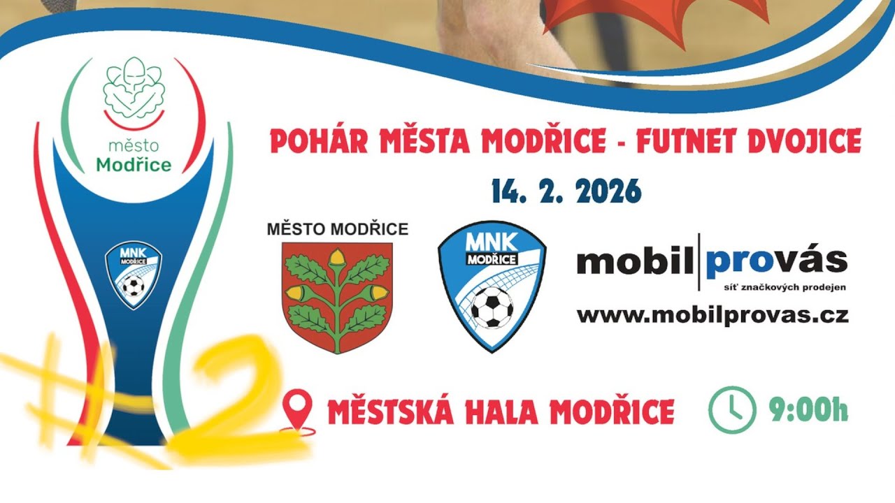 Účasť slovenských reprezentácií na Pohári mesta Modřice ČR, 14.02.2026