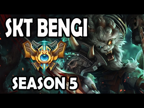 SKT T1 Bengi Rengar vs Gragas Jungle Ranked Challenger Korea