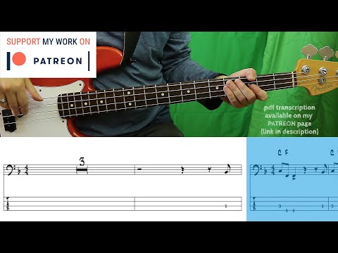 Rolling Stones - Start Me Up (Bass cover with tabs)