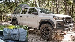 Truck Bed Tent Setup Guide: Getting Ready for Off-Grid Camping-Chevy Colorado Trail Boss