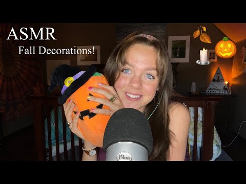 ASMR Fall Decorations Haul (Tapping, Scratching, Crinkling)