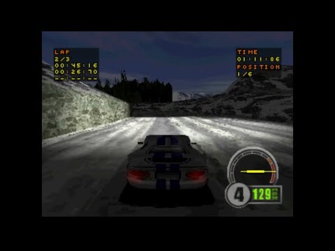 Test Drive 6 (1999) PSX Gameplay - Lake Tahoe BWD Circuit