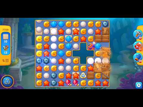 Fishdom. 7709 level no boosters and diamonds