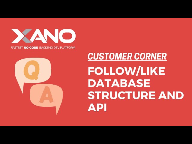 Basic Likes and Follows - Database and API set up