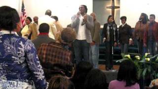 Willie Mason and Friends sings Powerful God (Robert Hairston on Lead)
