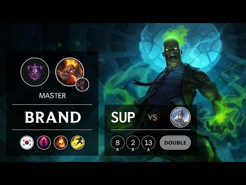 Brand Support vs Galio - KR Master Patch 9.6