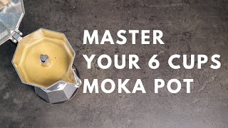 How to Make Coffee with 6 CUPS MOKA POT