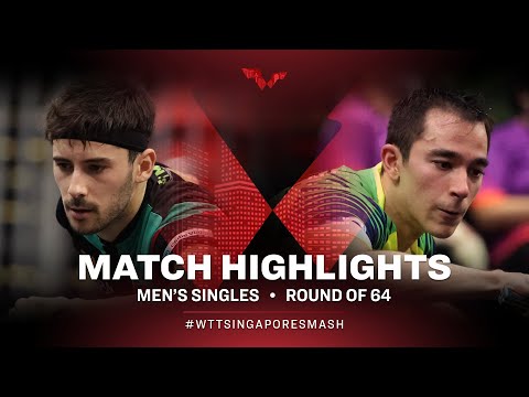 Joao Geraldo vs Hugo Calderano | MS | Singapore Smash 2022 (R64)