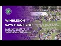 Fans Pay Tribute To COVID-19 Key Workers And Fundraisers | Wimbledon 2021