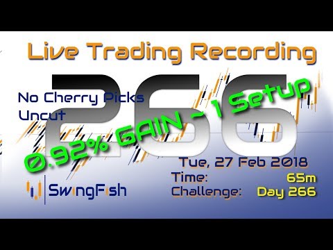 LIVE Day Trading Forex & CFD [Tue 27 Feb 2018 | +0.918% | 1 Setup]