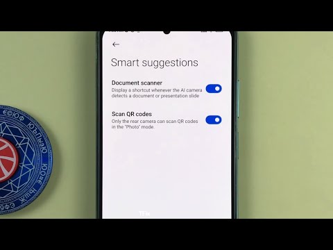 How to enable/disable Scan QR codes on Xiaomi Redmi Note 10 Android 11