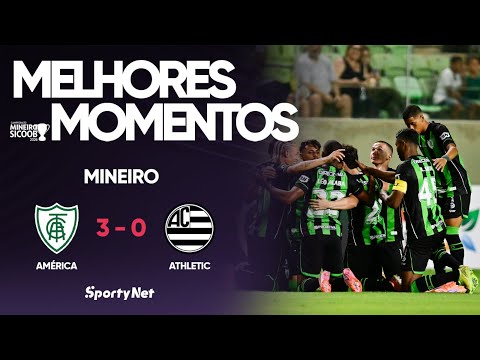 SEM DÓ NEM PIEDADE NO INDEPENDÊNCIA - América 3x0 Athletic - Melhores Momentos - Campeonato Mineiro