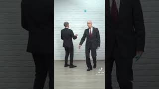 BIDEN AND PUTIN PLAY HEIGHT GAME