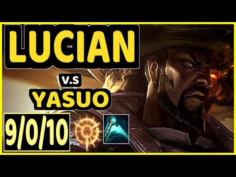 ROUTE (LUCIAN) vs YASUO - 9/0/10 KDA BOTTOM ADC CHALLENGER GAMEPLAY - KR