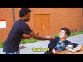 Touching Strangers Faces Prank