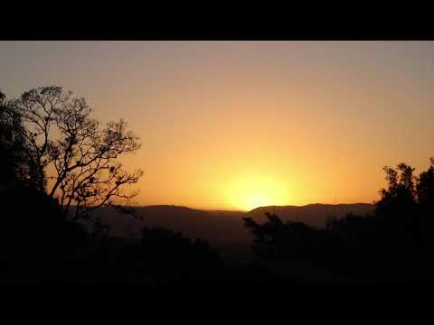 Pôr do sol no Congonhas, Tubarão, SC.