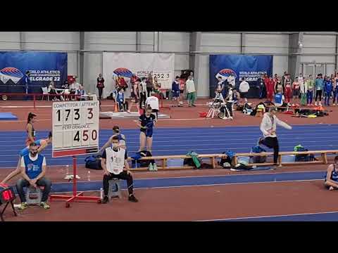 Dalj [Ž], Jelić i Koščak J. - Prvenstvo Balkana u dvorani za juniore i juniorke 2022