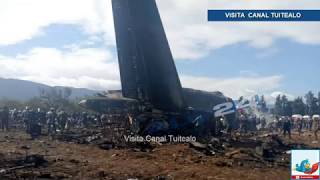 Más de 200 muertos tras estrellarse un avión militar en Argelia