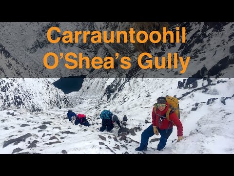 Brother O'Shea's Gully in Winter | Carrauntoohil Winter Trekking | Pat Falvey Kerry Mountains
