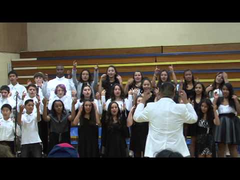 1-21-15 NJHS Newark Junior HS Winter Concert Adv Mixed Choir - The Music of Life