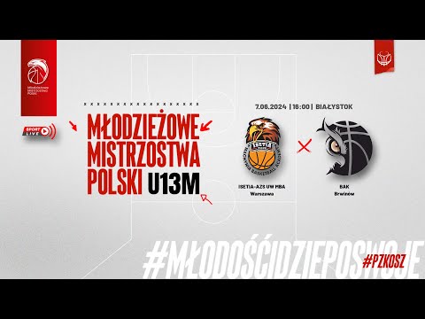 ISETIA-AZS UW MBA Warszawa - BAK Brwinów (Finał MMP U13M)
